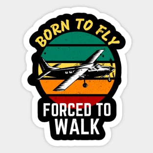 Pilot Plane Aviation Funny Saying Flying Piloting Sticker